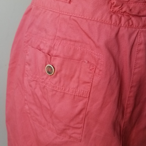 Watermelon pink cropped pants, sz. 6 - Picture 4 of 7